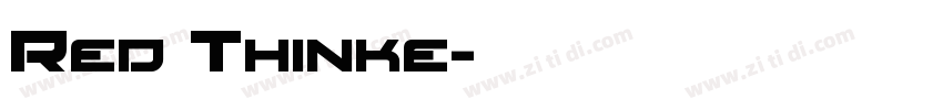 Red Thinke字体转换